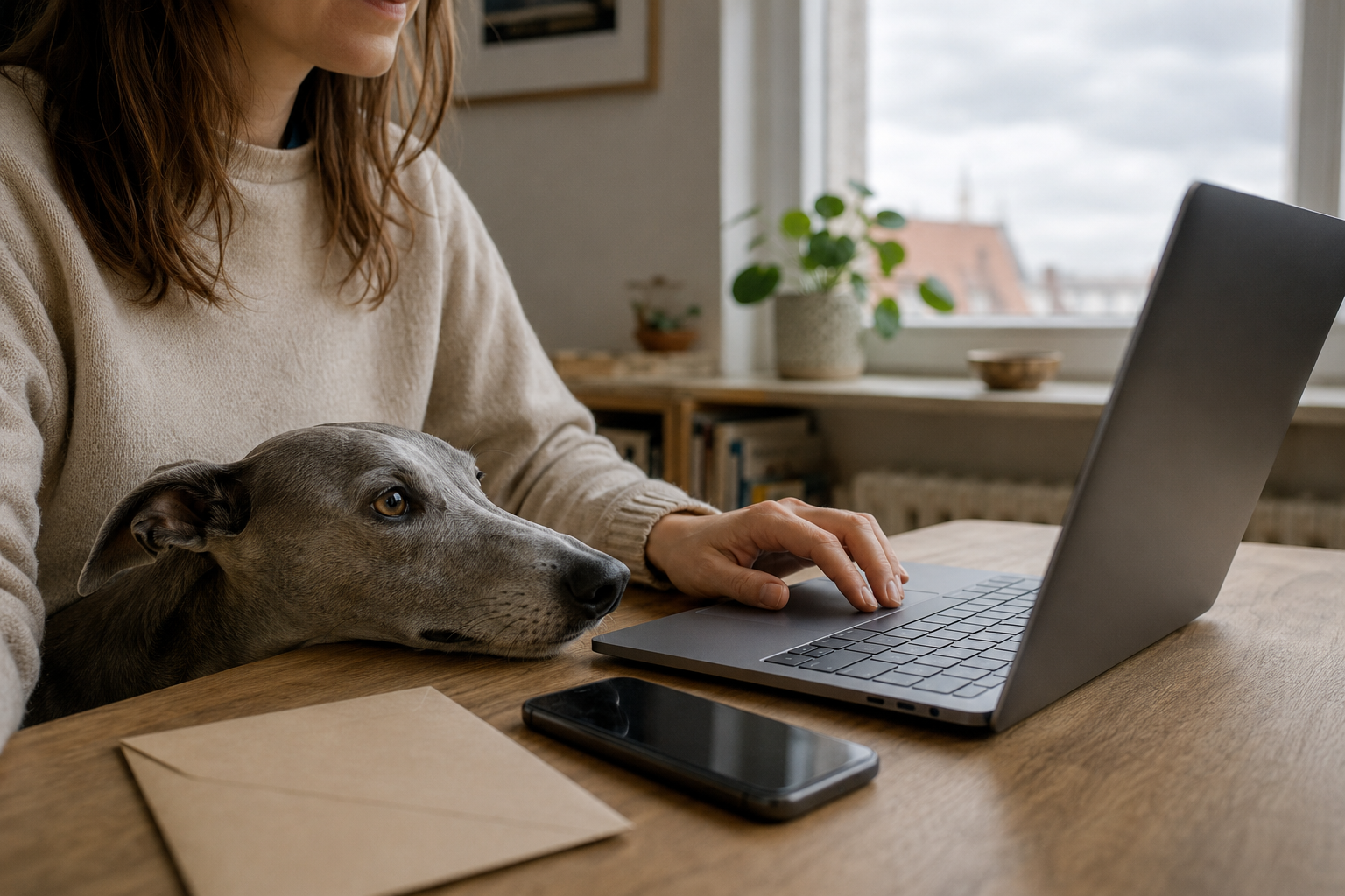 Majitelka whippeta kontroluje obecní vyhlášku a splatnost poplatku online